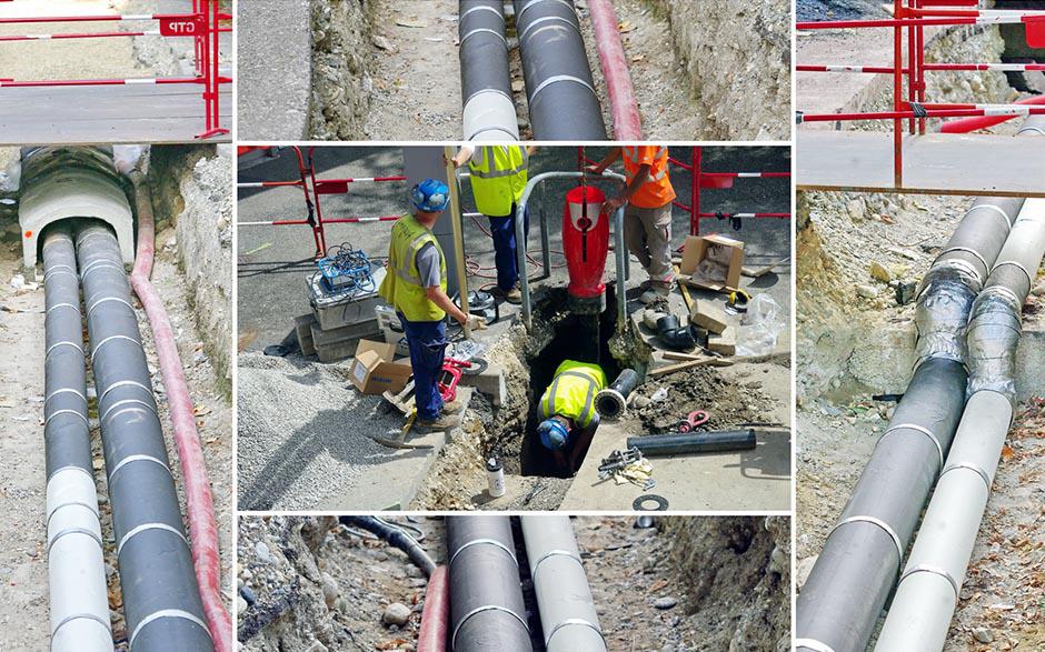 travaux assainissement Villecresnes